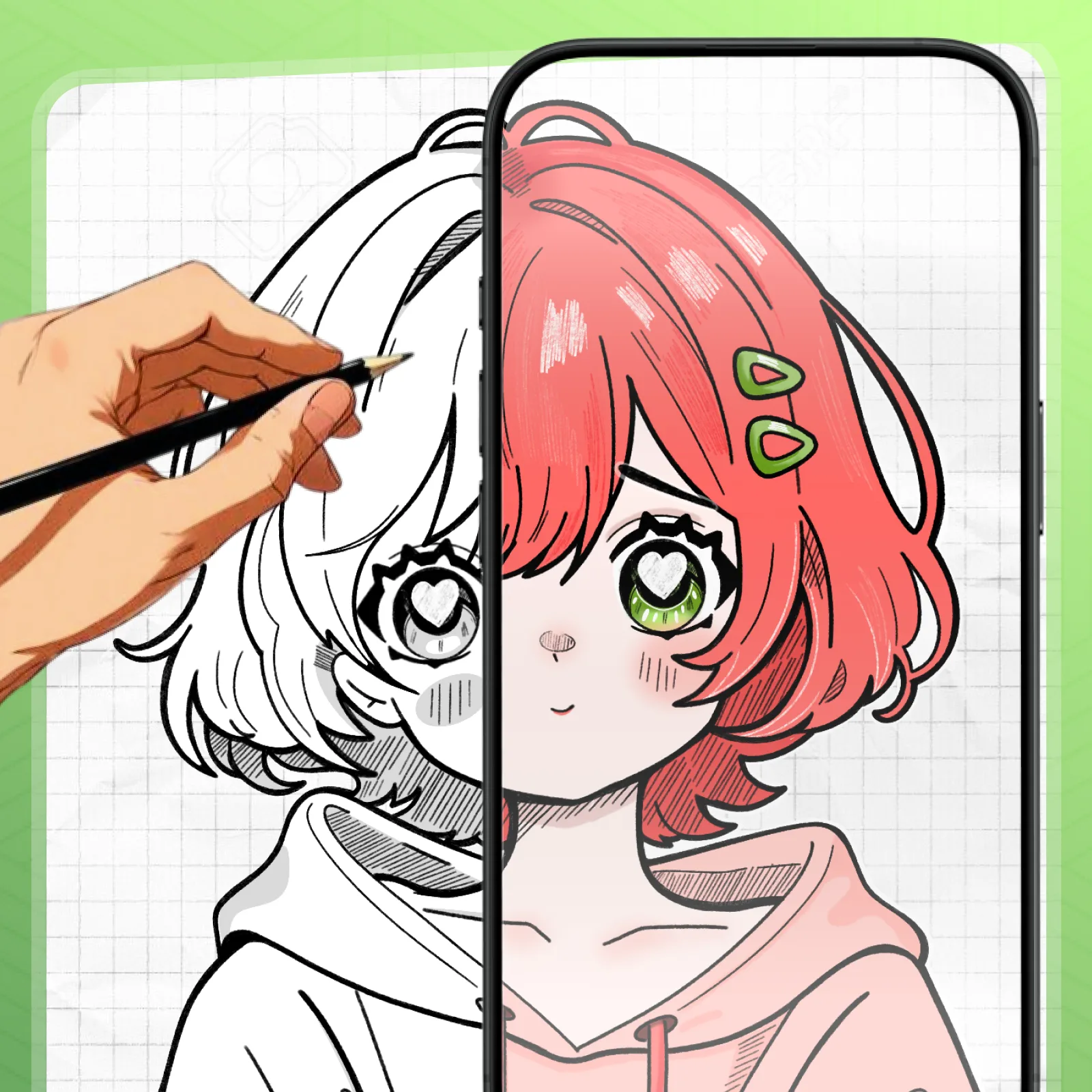 Main app screenshot showing tracing workflow
